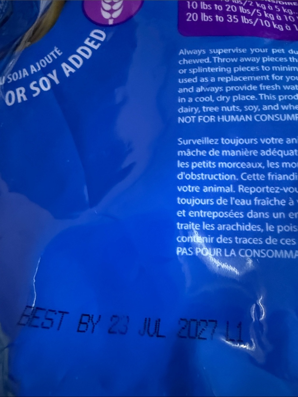Puppy Teething Rings - Blue Packaging 24 Count Pumpkin and Peanut butter 6 bags - Picture 8 of 10